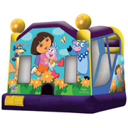 Dora & Diego bouncy castle